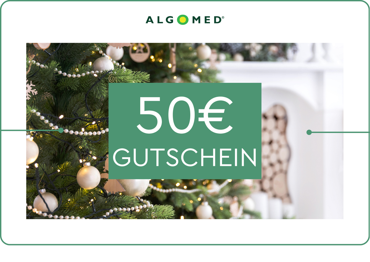 Algomed Weihnachtsgutschein 50EUR