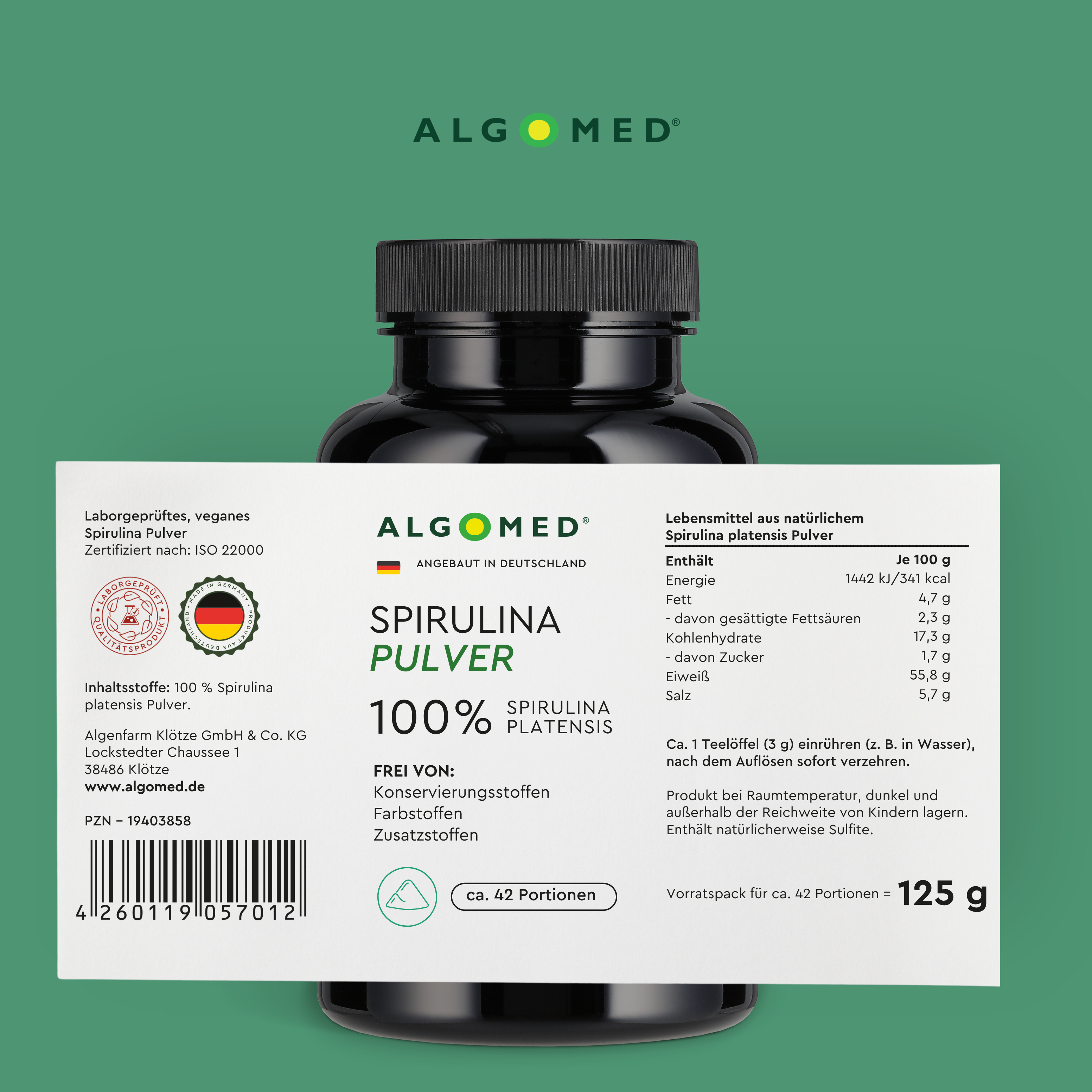 Algomed_Spirulina_Pulver_Inhaltstabelle
